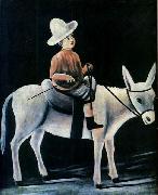 Niko Pirosmani A Little Boy Riding a Donkey china oil painting artist